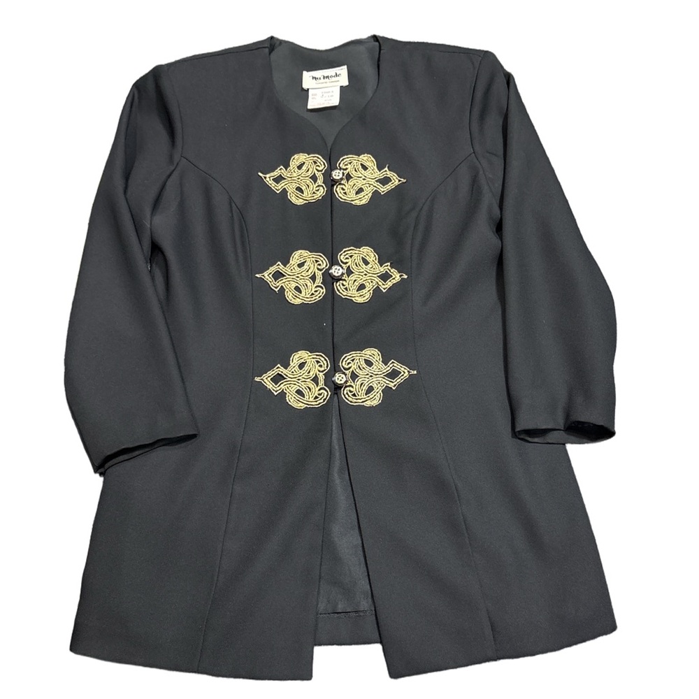 Vintage Nu Mode Gold Embroidery Blazer